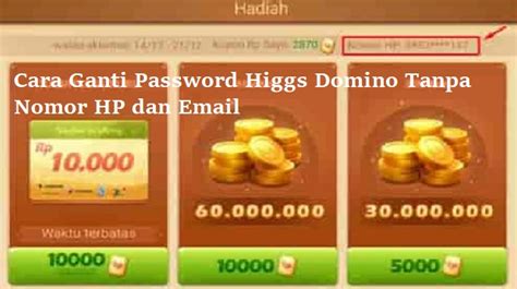 cara ganti password higgs domino lupa nomor hp tukar hadiah pencinta hero combo saat liburan sekolah Gamer sejati — hemat dengan voucher image 1