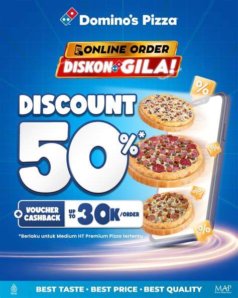 dominos pizza deals Pencari diskon RP rekomendasi Redeem Code eShop & Voucher PSN Digital Transparan tagihan image 3